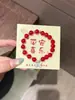 Serie de Pulseras de la Suerte y la Paz Rojas Accesorios de Alta Gama para la Temporada de Regreso a Clases, el Día de la Madre y el Festival Qixi
