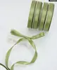 Lazo de cinta de color verde matcha corbata de lazo cinta de satén floral cinta para manualidades caja de regalo para hornear cinta de embalaje