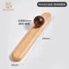 Puxador de Madeira para Porta de Armário Puxador de Madeira para Gaveta de Guarda-Roupa Simples Criativo Madeira Maciça de Nogueira Preta Mobiliário de Luxo Leve Puxador de Armário