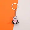 Llavero Colgante Realista 3D de Mascota Perro Dibujos Animados Lindo Resina Corgi Shiba Inu Panda Cadena de Llavero Hebilla