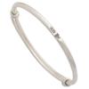 Pulsera de Plata Pura S999, Paz y Alegría, Pulsera de Plata Retro Simple, Estilo Chino, Ajustable de Empuje y Tirón, Estilo para Mujer