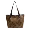 Bolsa Tote Transfronteiriça Tendência Estilo Coreano para Mulheres, Novo Modelo Primavera 2026, Bolsa de Ombro Xadrez de Grande Capacidade, Bolsa de Braço com Design Estiloso