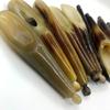 11- 14cm Flor Preta Vietnamita com Ponto Tubo de Chifre Tubo de Raspagem Tábua de Massagem Balde Colher de Chá Bastão Grosso para os Pés para Puxar Tendões