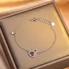 Nuevo Plata de Ley S925 Nuevo Estilo Chino Fulu (Buena Fortuna y Prosperidad) Pulsera Exquisita de Calabaza de Nicho para Mujer, Joyería Versátil de Lujo Ligero Estilo Nacional
