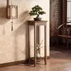 Suporte de flores, prateleira, varanda, sala de estar, de chão, madeira maciça, suporte de vaso de flores estilo antigo, suporte de flores interno estilo chinês, suporte de vaso de flores