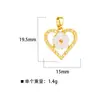 Colgante Estilo Europeo y Americano Transfronterizo Flor Gota de Agua Accesorios para Joyería DIY Exquisito Diseño Simple Accesorios para Mujeres Venta Directa de Fábrica