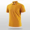 Camisa Polo de manga corta de seda de hielo para hombre 2025 nueva camiseta con cuello de sol de verano secado rápido fresca sin costuras color liso