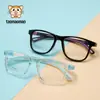 Nuevo Marco de Gafas de Alta Gama para Niños de Tr90 con Patillas Desmontables Montura Cuadrada Modelo Diario Sencillo Estudiante Fabricante Venta al Por Mayor