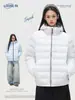 Chaqueta de Otoño e Invierno para Mujer Jack Chuan Yang Estilo Coreano Lunares Algodón Canalé Chaqueta Delgado Cálido 2026 Ropa de Algodón Nueva de Invierno
