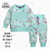 Sudadera de Otoño Nueva de Cuello Redondo Transfronteriza Material Ropa para Bebés y Niños Traje de Dos Piezas Traje Deportivo Casual [Mayoreo]
