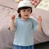 Rollos Grandes y Pequeños 26 Nuevo Estilo Verano Estampado a Doble Cara Dibujos Animados Camisetas de Algodón de Manga Corta-210299