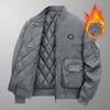 Chaqueta gruesa informal para hombre, chaqueta de piloto cálida, ropa de algodón grueso para otoño e invierno para hombre 23519A