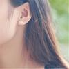 Pendientes de plata con hilo de seda de copo de nieve, joyería de plata para la oreja, joyería para mujer, tendencia de moda europea y americana, regalo de Navidad