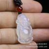 Colgante de Jade Budista Maitreya de Calcedonia Blanco Hielo para Hombres y Mujeres, Hebilla de Paz Ágata Pixiu Varios Estilos, En Stock al por Mayor