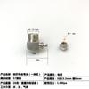 Conector de rosca rápida conector de tubo de ar pneumático conector de rosca rápida fio externo cotovelo fio externo niquelado de cobre pneumático original