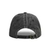 Gorra de Béisbol de Algodón Lavado Desgastada Logo Personalizado Bloques de Color Costuras de Contraste Muy Desgastada Estilo Urbano Versátil Casual Sombrero para el Sol