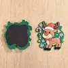 Imanes de Nevera Suaves de Goma Navideños Muñeco de Nieve Reno Dibujos Animados Magnéticos Pegatinas Magnéticas Navideñas Pegatinas Magnéticas Colgantes
