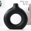 Amazon criativo vaso de cerâmica ornamentos sala de estar flor forma geométrica mesa de jantar varanda decoração de casa ornamentos