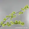 Flor de pereira de duas pétalas, flor de cerejeira de caule longo, flor de cerejeira pendente, flores artificiais decorativas estilo Zen, decoração de salão de casamento, flores artificiais estilo chinês