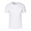 Nova camiseta de manga curta personalizada Solo sensação legal pescoço redondo pullover cor sólida logotipo da empresa equipe atividade roupa DTG