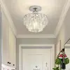 Luces de cristal de lujo ligero para pasillos, luces de techo simples y modernas, adecuadas para vestidores, entradas, balcones y huecos de escalera.