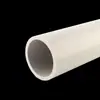 Tubo Redondo de PVC Espessado Personalizado, Tubo de Drenagem Decorativo, Tampa Branca para Embelezamento, Canaleta de Tubo de PVC Resistente e Durável