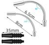Codo V-brake para bicicleta Accesorios V-brake Funda antipolvo V-brake Funda protectora para cable de freno Accesorios para bicicleta