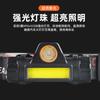 En stock Transfronterizo Atenuación de Dos Velocidades Faros Duales Lejos y Cerca Luz Fuerte LED Carga USB Faros Magnéticos de Pesca Larga Duración