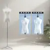 Suporte de Exibição Modelo Adereços Loja de Roupas Manequim Corpo Inteiro Vitrine Manequim Vestido de Noiva Suporte de Manequim Meio Corpo Feminino