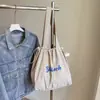 Bolso Nuevo con Estampado de Letras 2026 para Mujer, Bolso de Hombro de Nylon de Gran Capacidad, Bolso Tote con Cordón Casual y Versátil para el Trabajo