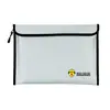 Documento de Información del Hogar Bolsa de Almacenamiento Ignífuga Bolsa para Archivo Impermeable y a Prueba de Humedad Bolsa para Documentos Pasaporte Sellada Bolsa Ignífuga para Efectivo