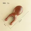 Pente de Massagem Sandalo Cinco Dedos para Cabeça e Couro Cabeludo, uma Ferramenta Mágica para Terapia Capilar, Pente de Madeira Meridianos, Pente de Costela de Dentes Largos, Pente de Cabeleireiro