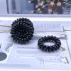 Pulseira grande, média e pequena, bobina de telefone preta, elástico de cabelo, elástico, corda para cabelo, loja de um real, dois reais, acessórios de cabelo, acessórios de cabeça