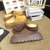 Zuecos de Plataforma con Suela Gruesa de Cuero Suave Mate para Mujer, Zapatos Versátiles Slip-On de Cuero Suave Retro para Mujeres Menudas para Aumentar la Altura