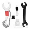 Chave de Roda Livre de Bicicleta Chave de Gancho de Cauda Ferramenta de Reparo de Eixo Multifuncional para Desmontar Conjunto de Ferramentas de Reparo