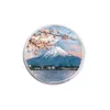 Broches divertidos estilo inglés europeo y americano, insignias de metal, accesorios para la ropa, pines de solapa con patrones geométricos circulares, venta al por mayor de fábrica