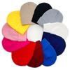 Venta al por mayor del fabricante Gorros de punto de placa ligera para hombre y mujer Gorros de lana acrílica de color liso Plataforma transfronteriza Europea y Americana Aliexpress Amazon