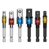 Juego de Barras de Conexión para Llave de Carraca 6.3 mm a 1/4 3/8 1/2 Juego de Conversión de Puntas para Llave Eléctrica