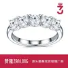 Anillo de Plata S925 con Moissanita de Cinco Filas para Mujer, Anillo Apilable de Lujo Ligero Redondo de Cinco Princesas para Uso Diario, Anillo Transfronterizo Más Vendido
