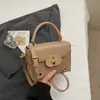 Bolsas de Alta Gama para Mujer Otoño e Invierno 2025 Nuevo Popular Versátil Color de Contraste Bolso Cruzado Muy Popular Bolso de Hombro Caja Bolso Cuadrado Pequeño