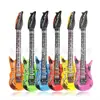 Amazon Conjunto Explosivo de Instrumentos Musicais Infláveis Brinquedo Bola de Guitarra Inflável Saxofone Inflável Microfone Inflável
