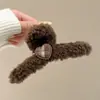 Pinza de Garra de Peluche de Dibujos Animados Dulce para Mujer Pinza para el Cabello de la Parte Posterior de la Cabeza Estilo Coreano Exquisita Pinza de Tiburón Pinza para Moño Pinza de Pelo