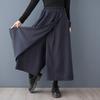 2025 Overoles de Dosis Pantalones de Pierna Ancha talla extra Grande para Mujer MM200 Jin Cintura Alta Holgado Irregular Media Longitud Mitad