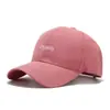 Ins Estilo Japonés Estilo Simple Gorra Bordada con Letras Pequeñas para Mujer Sombrilla Callejera Transpirable Gorra de Béisbol Versátil Venta al por Mayor para Hombre