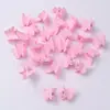 Mini presilha de cabelo pequena fosca para bebê, acessório de cabeça infantil feminino, desenho animado de borboleta, mini pinça de garra 1,8 cm, presilha de cabelo para menina