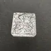 Tijolo de vidro transparente bolha cor parede divisória sólido quadrado hot melt tijolo Cristal padrão gelo super branco bar fábrica bloco