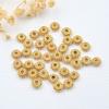 Color oro antiguo tres capas engranaje cuentas sueltas cuentas hechas a mano DIY accesorios para joyería de cuentas accesorios de cuerda trenzada materiales