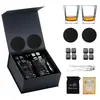 Conjunto Popular de Copos de Whisky do Fabricante 2 Copos 8 Pedras Caixa de Madeira Pedra de Gelo de Granito Conjunto Vários Copos de Vinho