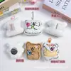 Colgante de Peluche Perro Chillón Pequeño Perro Blanco Broche Llavero Accesorios para Ropa Colgante para Bolso Pequeño Regalo