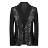 Blazer de Escenario con Lentejuelas para Hombre Traje de Presentación para Presentador Cantante Traje Brillante de Moda para Hombre en Varios Colores En Stock